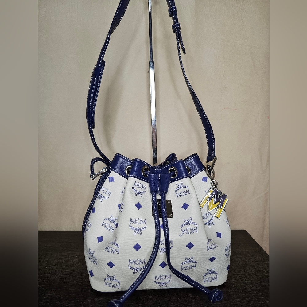 MCM bucket crossbody